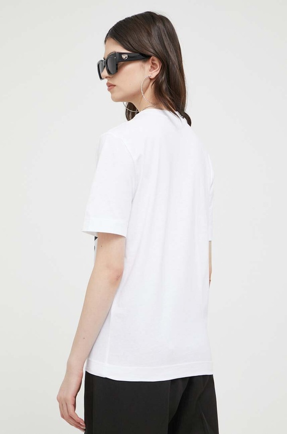 Odzież Love Moschino t-shirt bawełniany W.4.F15.4H.M.3876 biały