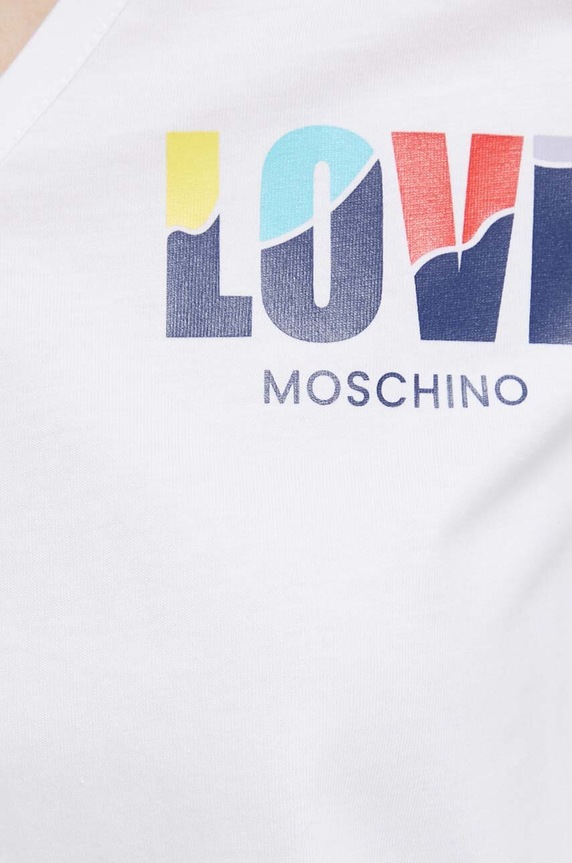 Love Moschino t-shirt W.4.H93.01.M.3876 bianco
