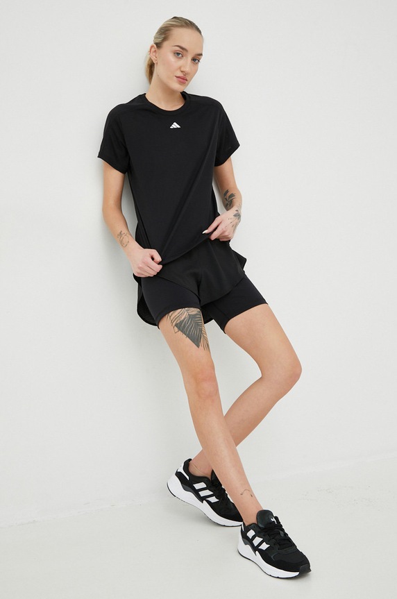 adidas Performance t-shirt treningowy Train Essentials HR7795 czarny AW24