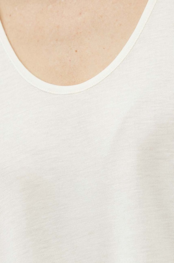 By Malene Birger t-shirt Q70278012Z beżowy