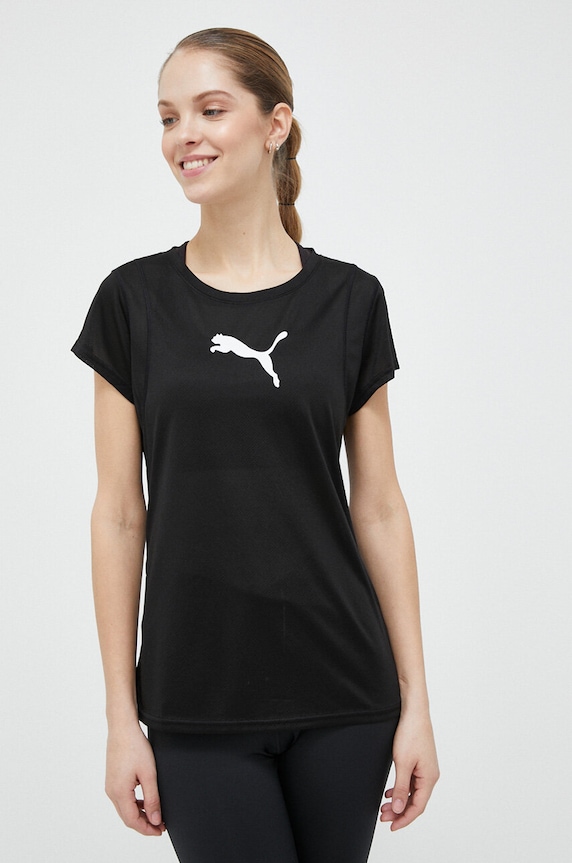 Puma tricou de antrenament Train All Day cu modele negru 522344
