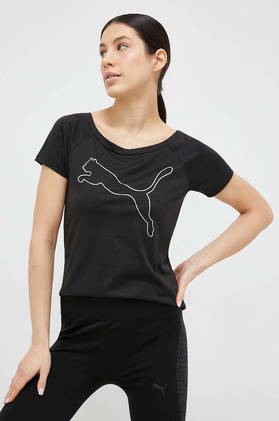 Puma edzős póló Favorite fekete 522420