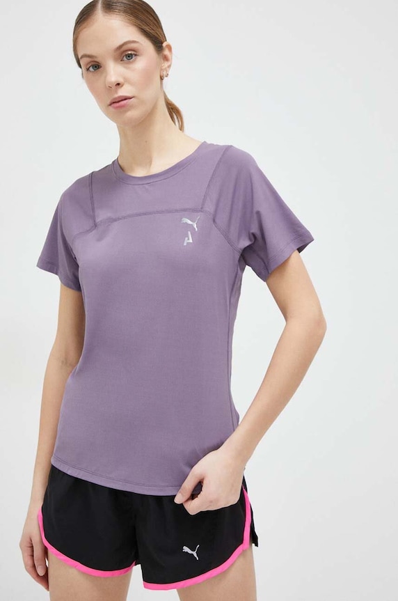 Běžecké tričko Puma Seasons 523238 fialová AW23