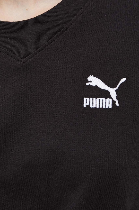 Bavlněné tričko Puma 538052 černá