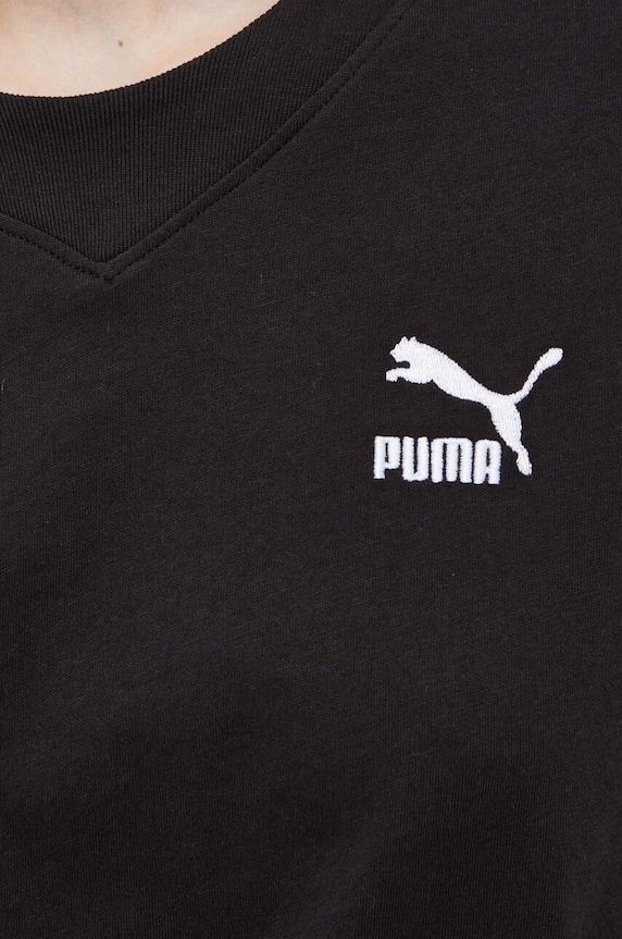 Bavlněné tričko Puma 538052 černá