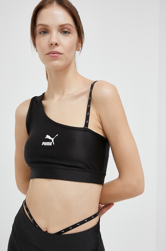 Puma top sportivo Dare To slim nero 538312