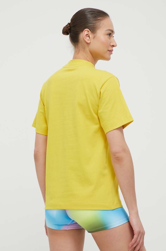 Ρούχα Βαμβακερό μπλουζάκι Puma 537977 κίτρινο