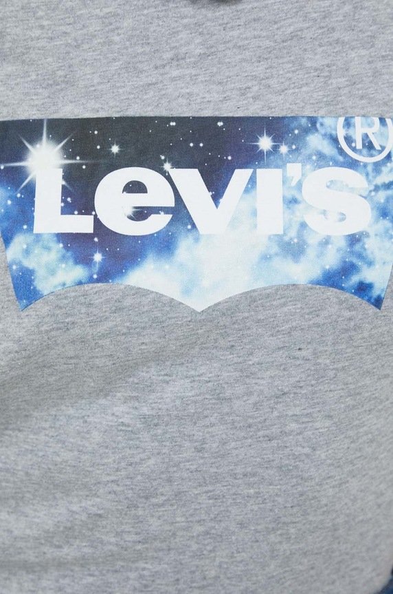 Bombažna kratka majica Levi's 17369.2023 siva