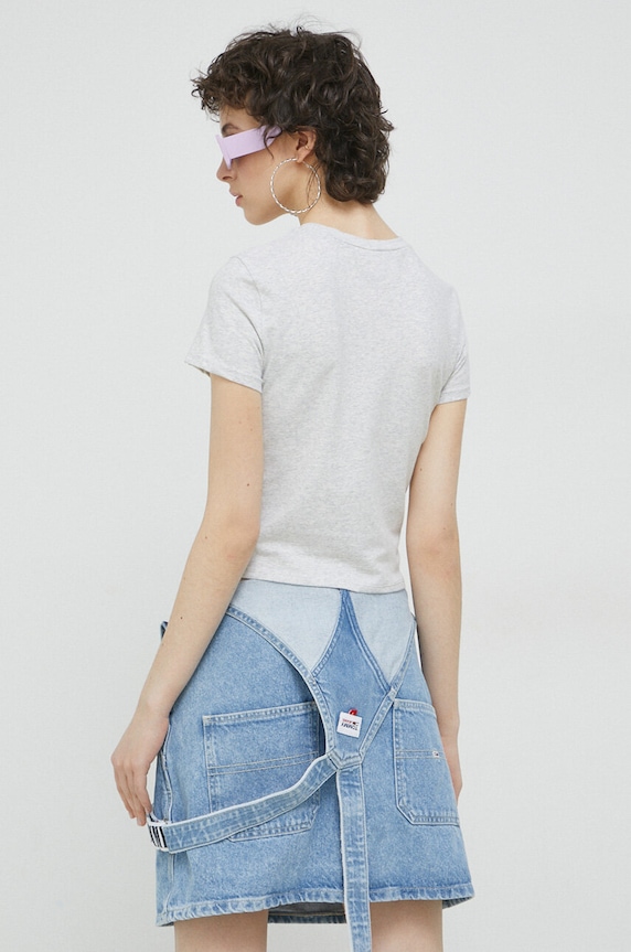 Ρούχα Μπλουζάκι Abercrombie & Fitch KI139.3193.112 γκρί