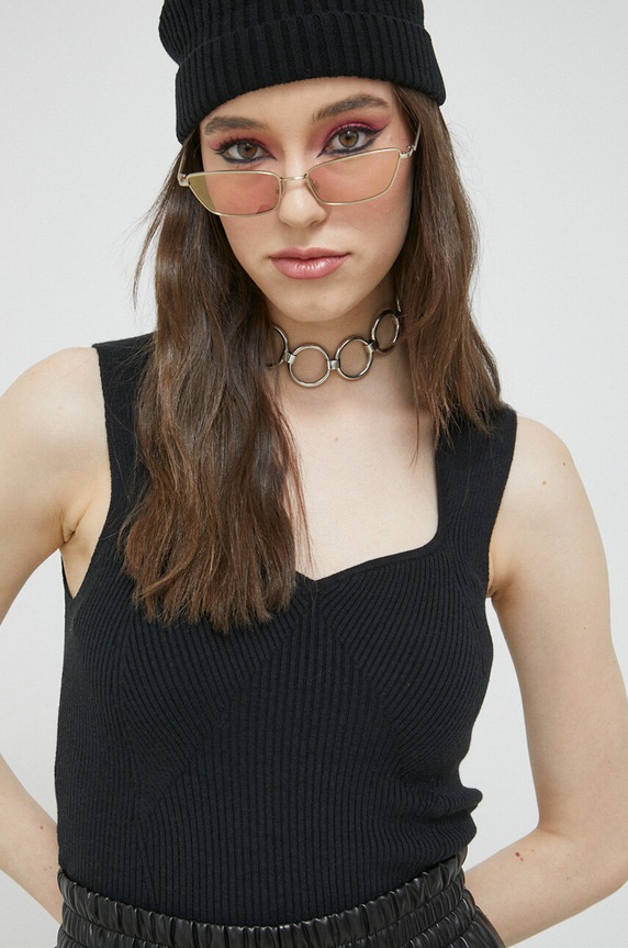 Abercrombie & Fitch top negru KI150.3038.900