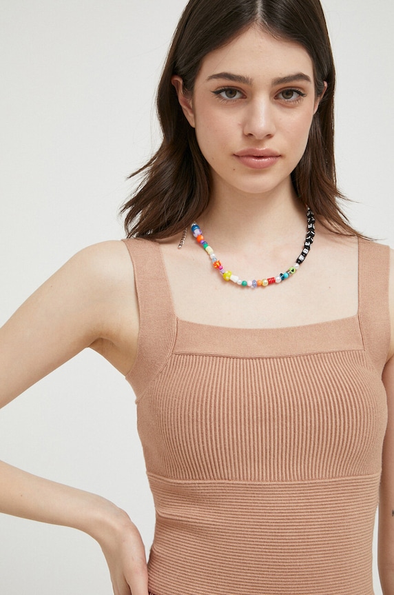 Abercrombie & Fitch top barna KI150.3045.420
