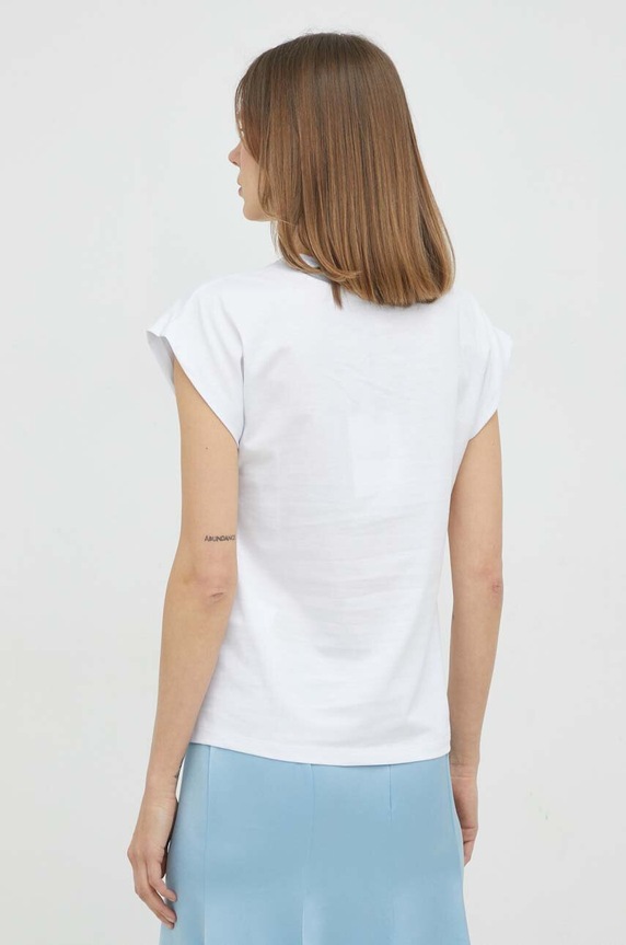 Odzież Marella t-shirt bawełniany 2339710234200 biały