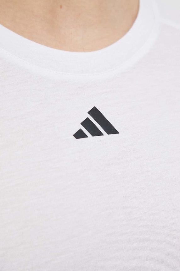 adidas Performance t-shirt treningowy Training Essentials HR7796 biały