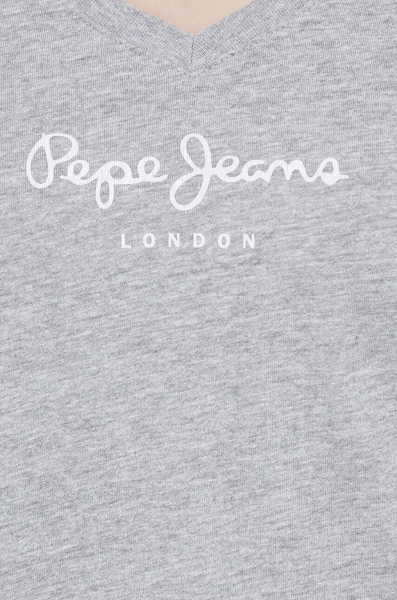 Pepe Jeans t-shirt Wendy V Neck szary PL505482.933