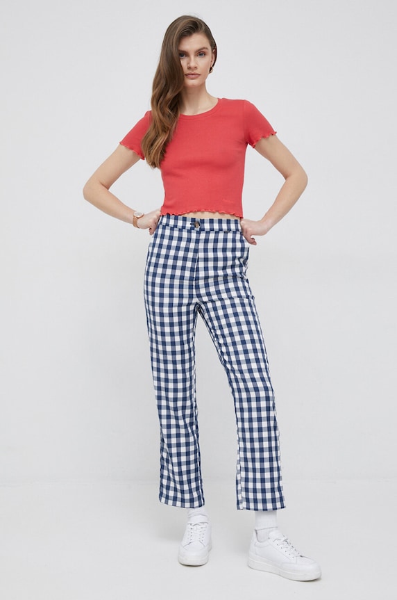 Tričko Pepe Jeans Cara PL505492.217 červená SS23