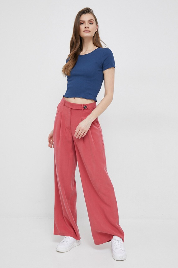 Pepe Jeans tricou Cara PL505492.588 bleumarin SS23