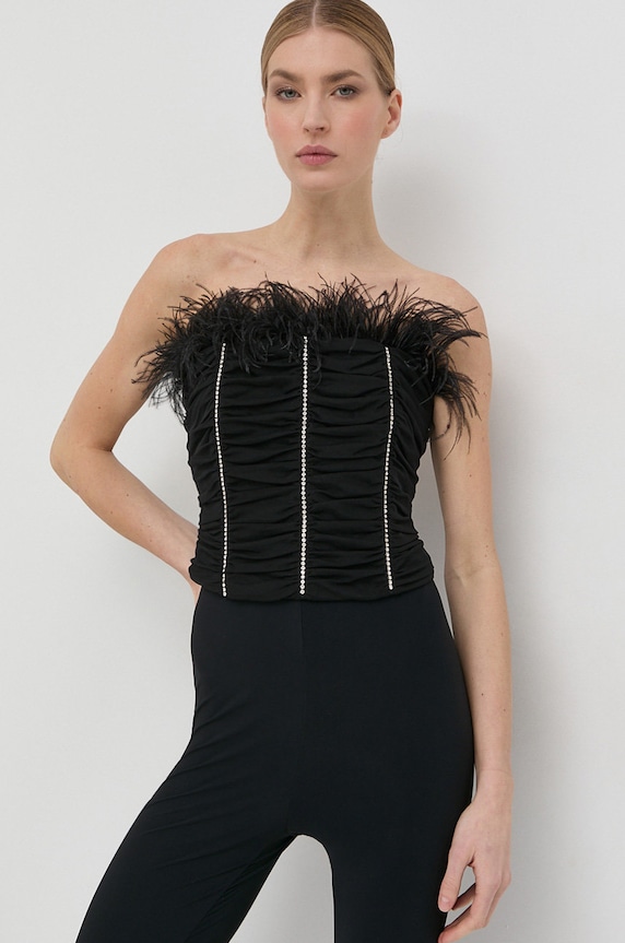 Patrizia Pepe top czarny 1M3990.J116