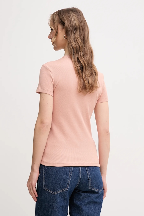 Bavlnené tričko Lacoste TF5538 oranžová SS26