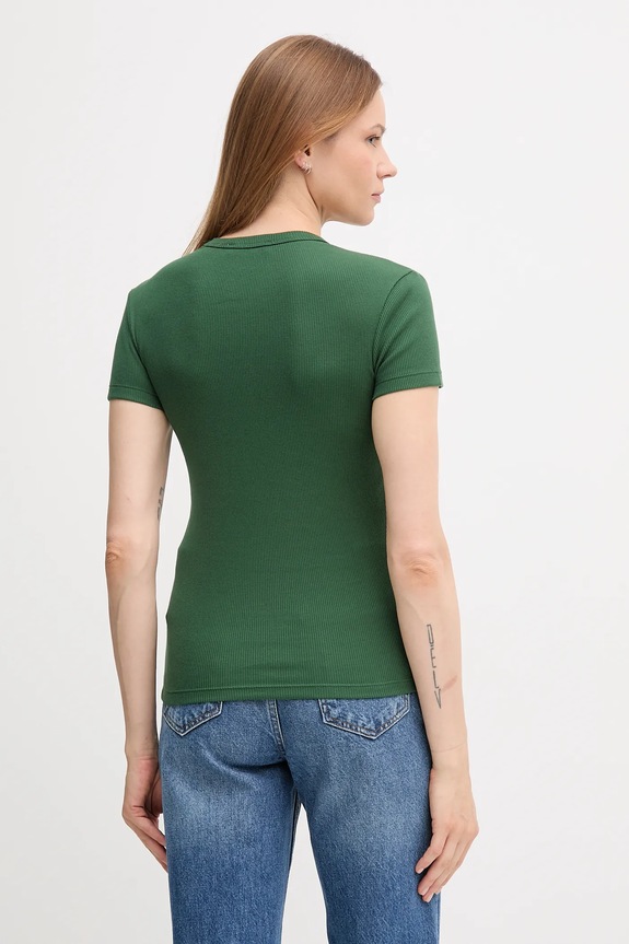 Ruházat Lacoste pamut póló TF5538 zöld