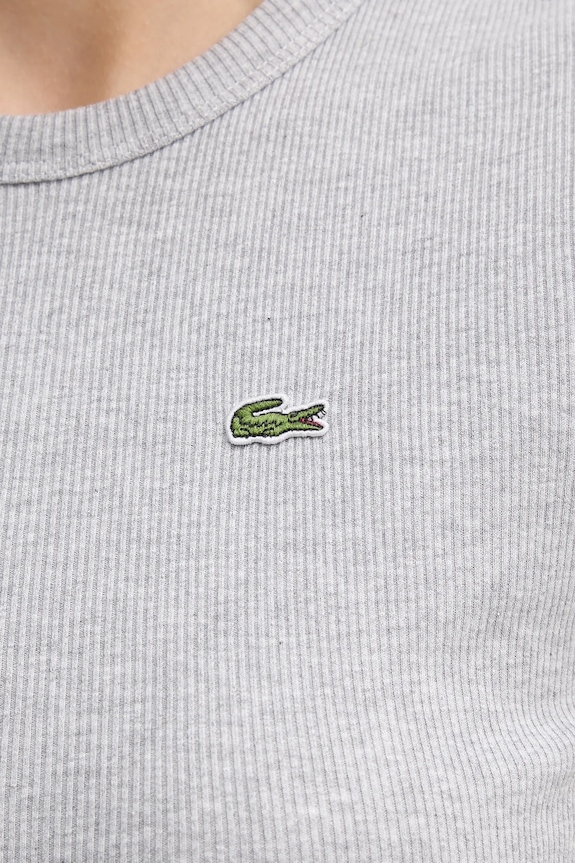 Lacoste t-shirt bawełniany TF5538 szary