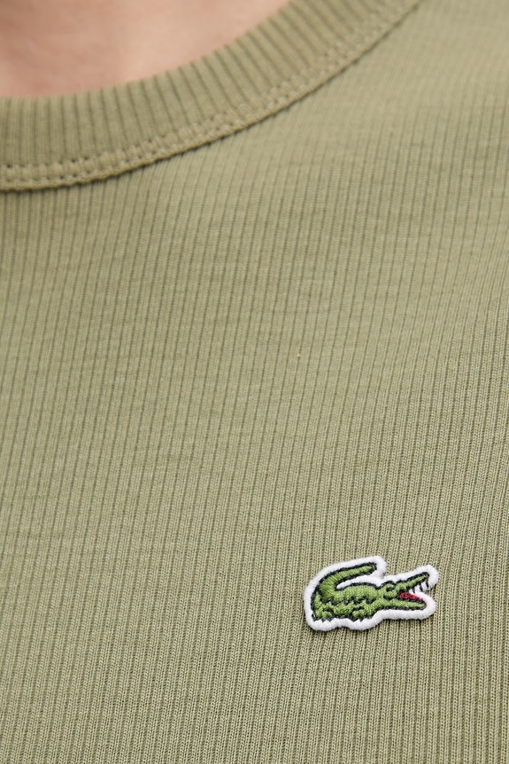 Lacoste T-shirt damski bawełniany TF5538 zielony