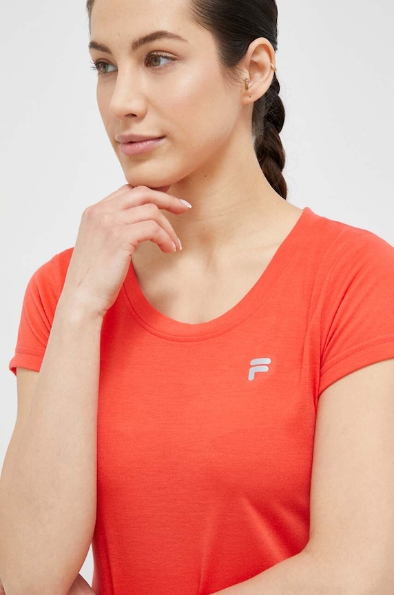 Odzież Fila t-shirt treningowy Rahden FAW0491 pomarańczowy