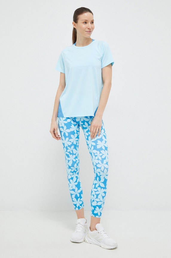 Футболка для тренинга Roxy See The Good ERJKT04034 голубой SS23