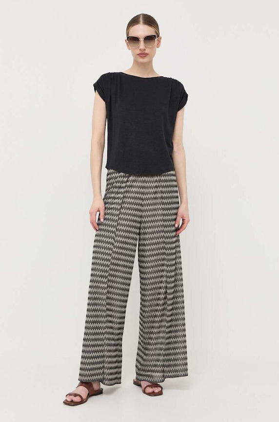 Max Mara Leisure tricou de in 2339411336600 negru SS23