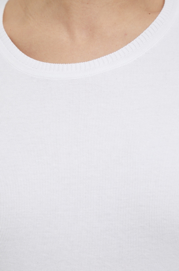 United Colors of Benetton tricou din bumbac 1091D1M10.101 alb