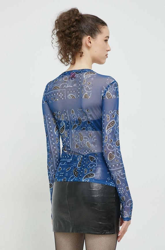 Odzież HUGO longsleeve 50489194 niebieski