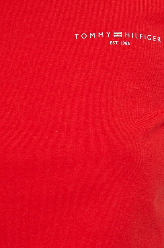 Tričko Tommy Hilfiger WW0WW37877.PPYX červená