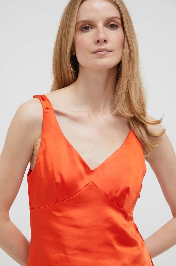 Top United Colors of Benetton επίσημη πορτοκαλί 50V4DH009.1G9