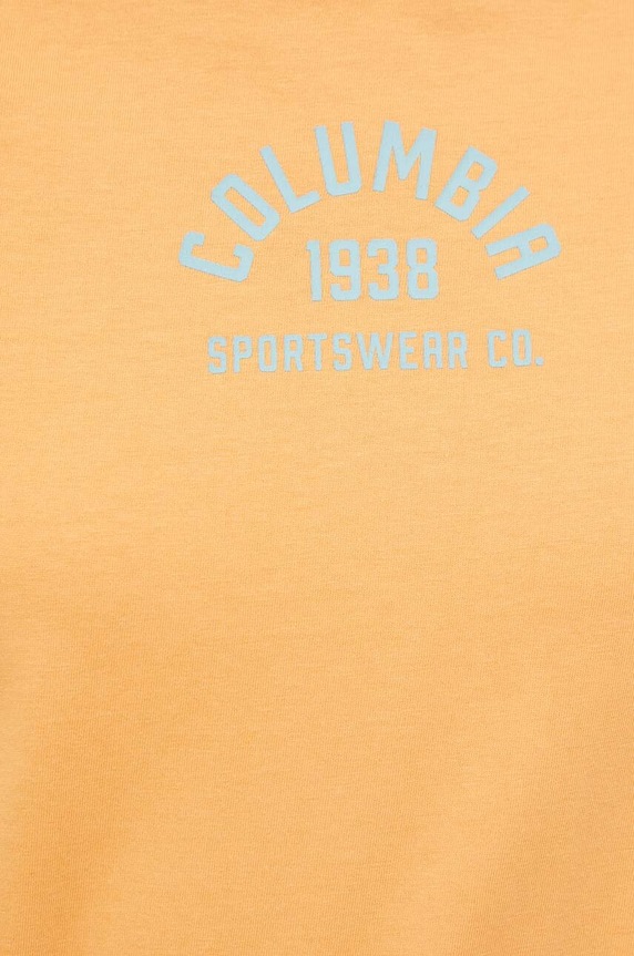 Columbia pamut póló North Cascades 1992085 narancssárga