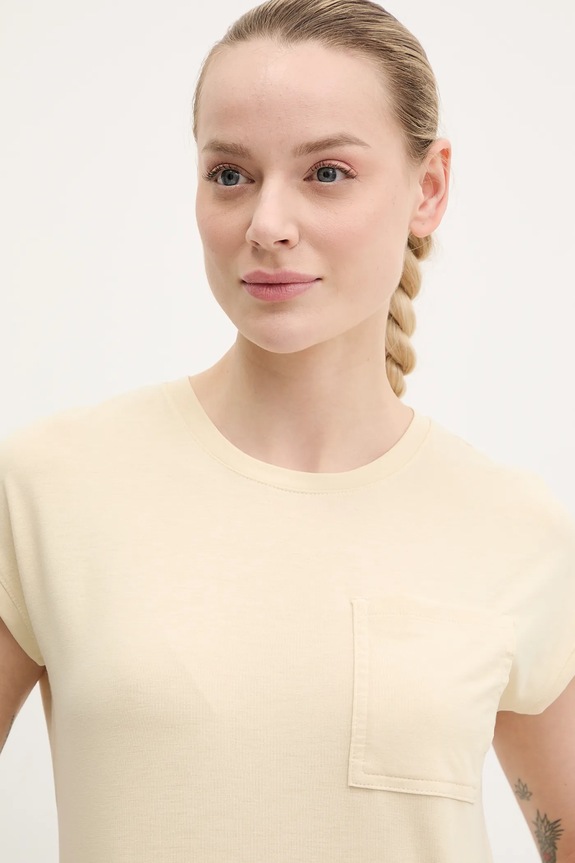 Columbia sportos póló Boundless Trek bézs 2033481