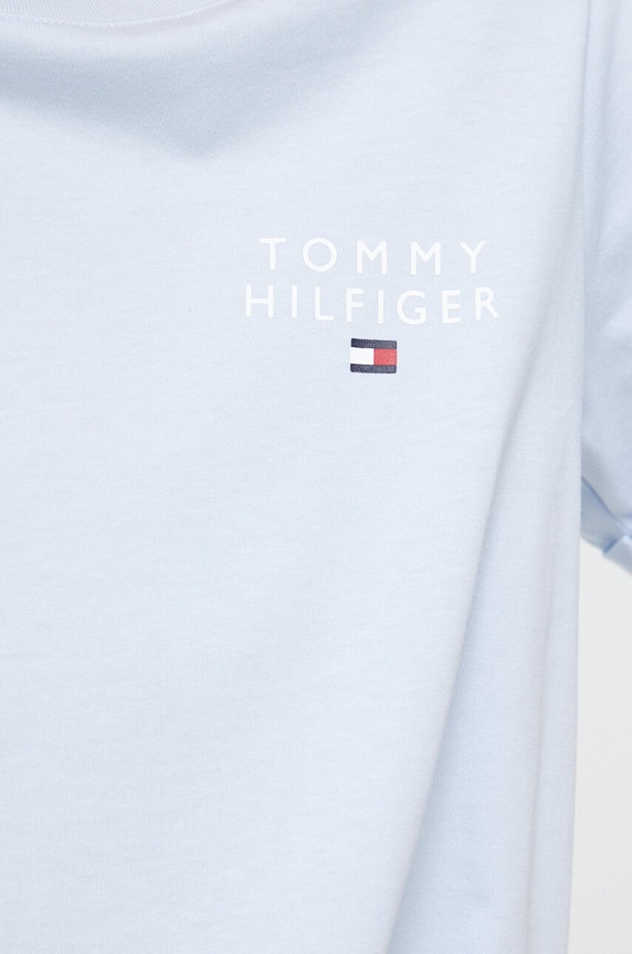 Tommy Hilfiger t-shirt lounge bawełniany UW0UW04525.PPYX niebieski