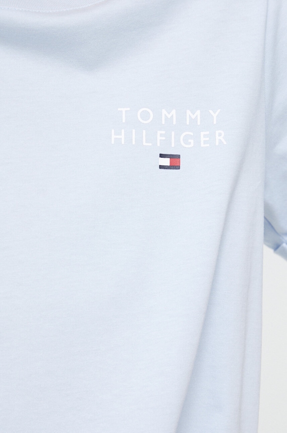 Tommy Hilfiger t-shirt lounge bawełniany UW0UW04525.PPYX niebieski