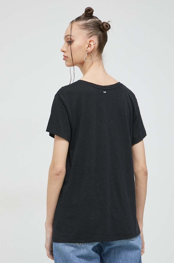 Odzież Superdry t-shirt W1011181A.02A czarny