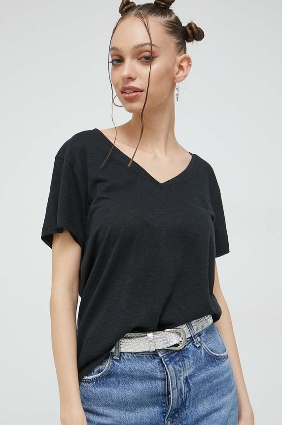 Superdry t-shirt czarny W1011181A.02A