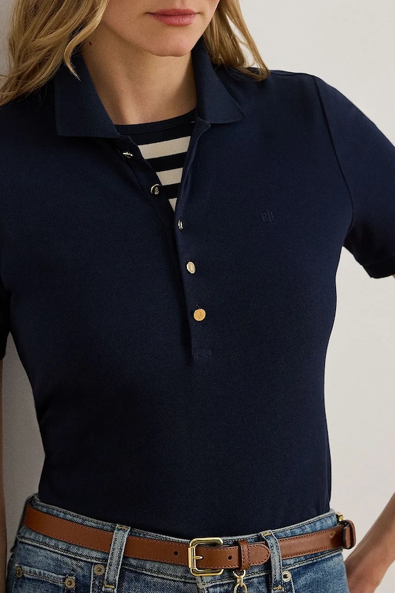 Lauren Ralph Lauren tricou polo bleumarin 200679219