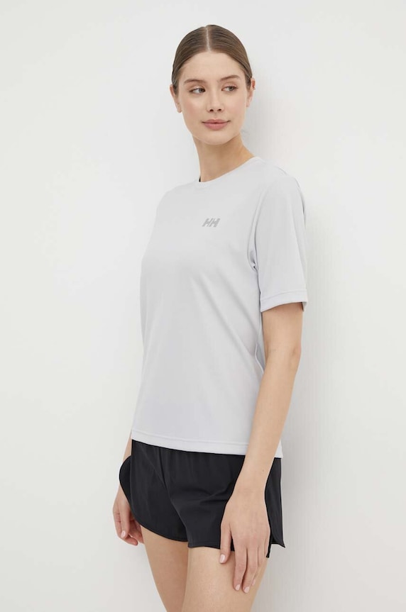 Helly Hansen sportos póló Lifa Active Solen RX sima szürke 49489