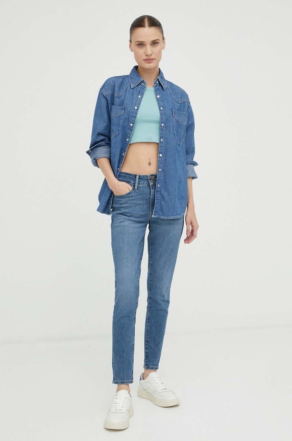 Top Deus Ex Machina DLP231883 tirkizna SS23