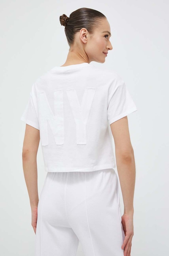 Odzież Dkny t-shirt bawełniany DP3T9218 biały