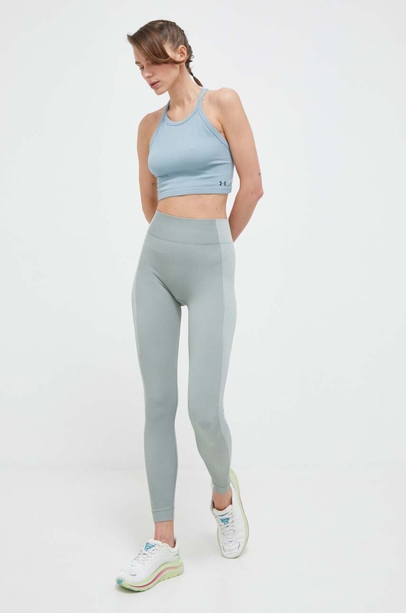 Under Armour top de antrenament Rush Seamless 1377597 albastru SS23
