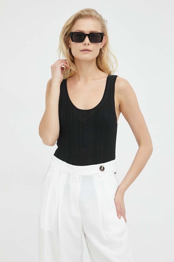 Lovechild top sima fekete 670.3258