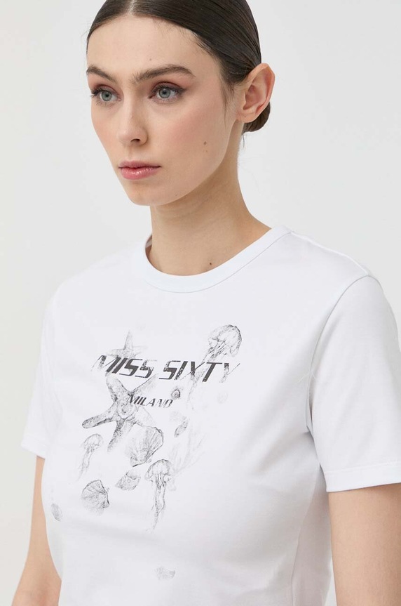 Miss Sixty t-shirt biały 6W2SJ8151000