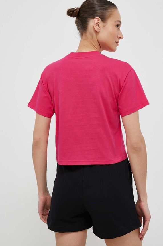 Odzież Rossignol t-shirt bawełniany RLLWY07 różowy