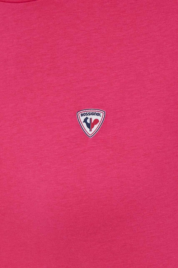 Rossignol t-shirt bawełniany RLLWY07 różowy