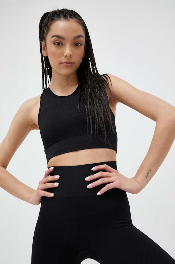 Casall top do jogi z elastanem czarny 22114