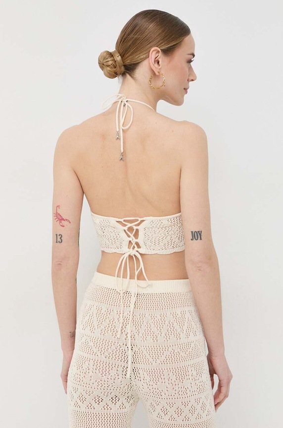 Ruházat Patrizia Pepe top 2K0171.K024B bézs