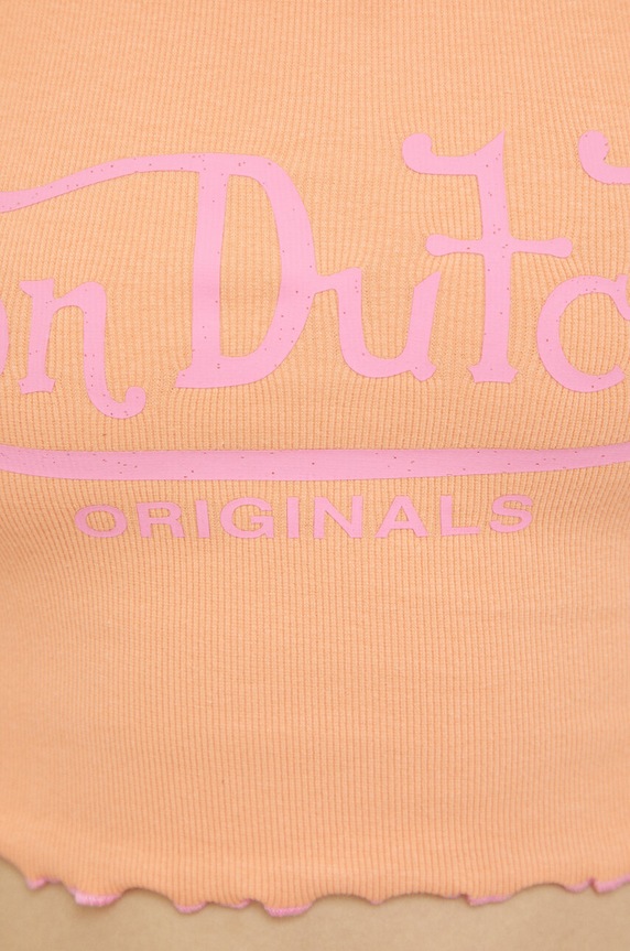 Von Dutch top 6231061 pomarańczowy
